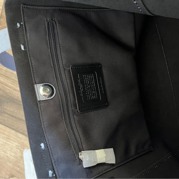 NWT Coach Derby Tote Soft Leather in Mist Blue - Picture 15 of 16